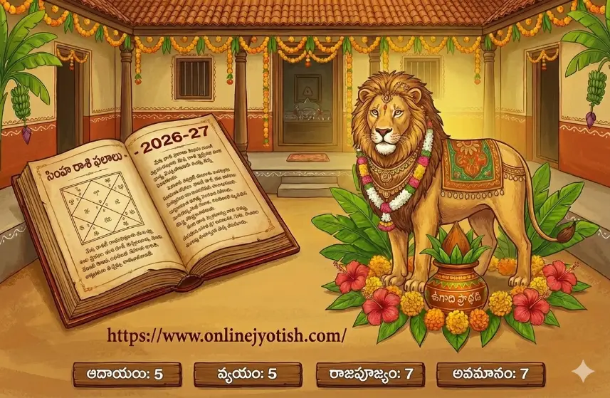 పరాభవ నామ సంవత్సర సింహ రాశి ఫలాలు 